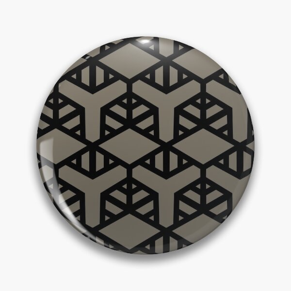 Artikelvorschau, Smoked Green and Black Shape Tile Pattern 2 Pairs 2022 Popular Color Gloucester Sage C-100 - Colour Trends - Shade - Hue entworfen und verkauft von ColorOfTheYears.