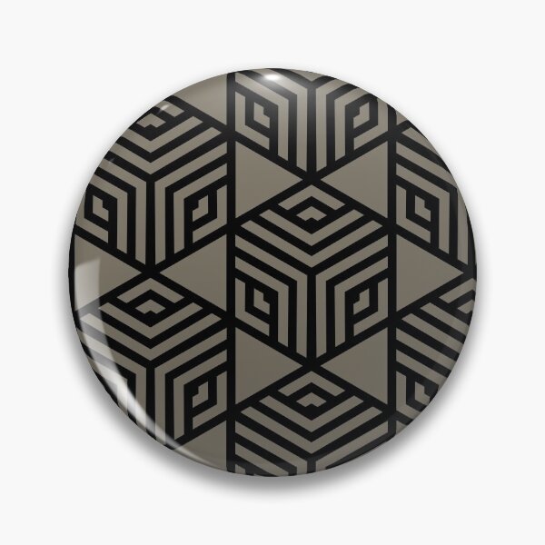 Artikelvorschau, Smoked Green and Black Stripe Cube Tile Pattern Pairs 2022 Popular Color Gloucester Sage C-100 - Colour Trends - Shade - Hue entworfen und verkauft von ColorOfTheYears.