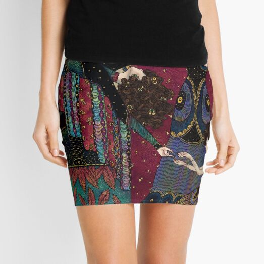 Klimt Muses III Mini Skirt