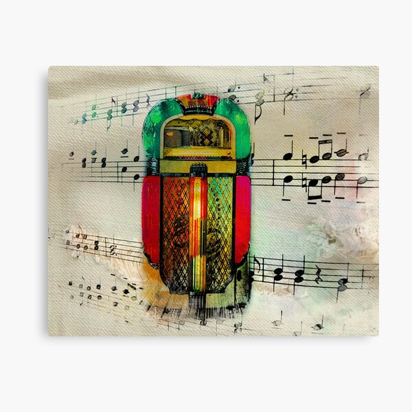 Juke Box Canvas Print