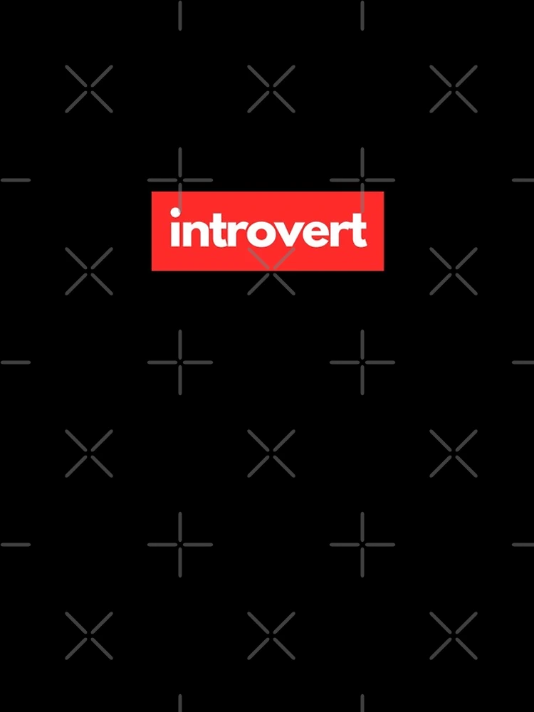 Thumbnail 4 of 4, iPhone Case, Introvert Minimalist Typography Design designed and sold by AngstDesign.