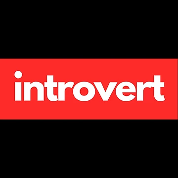 Artwork thumbnail, Introvert Minimalist Typography Design by AngstDesign