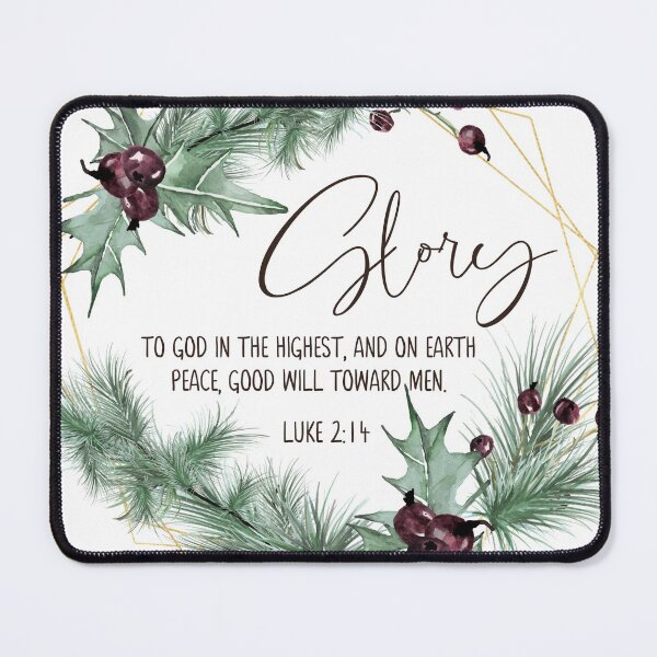 Item preview, Glory To God In The Highest, Luke 2:14, Christmas Bible Verse, Christian Decor designed and sold by Dzhenka-Balimez.