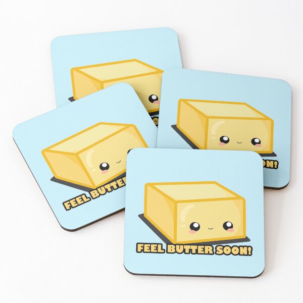 Item preview, Cute Cartoon Butter || Toasty || Kawaii designed and sold by cookingwithten.