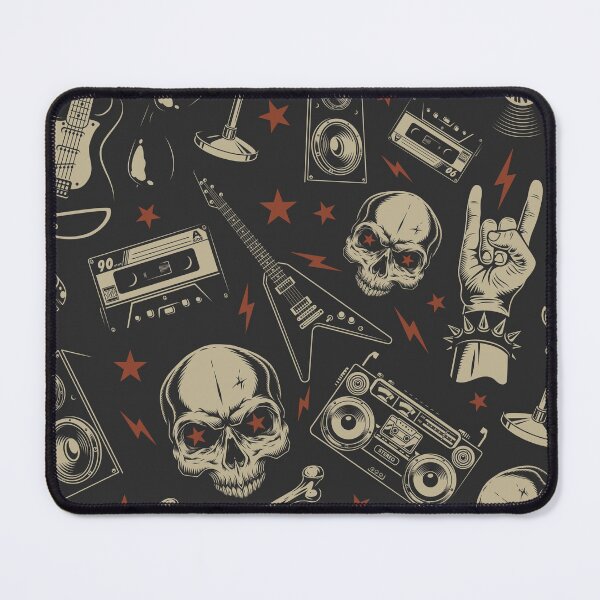 Item preview, Rock And Roll Grunge Pattern designed and sold by Vector Scout Lab.