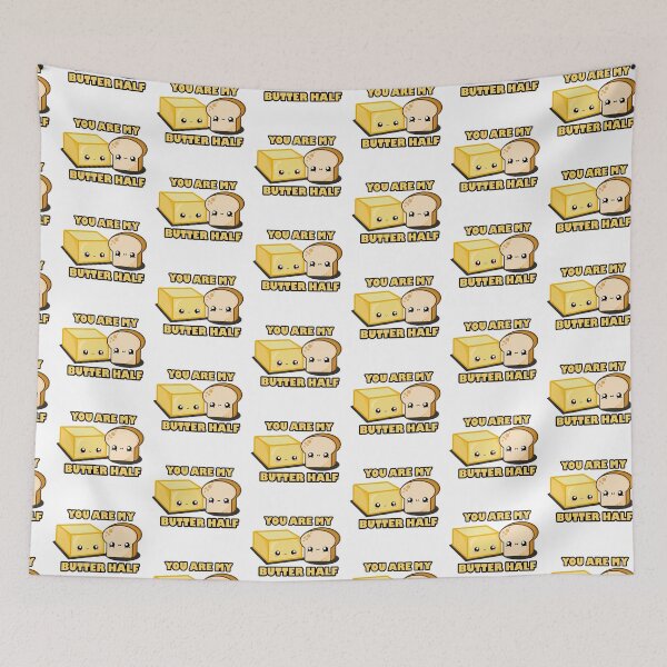 Item preview, Cute Cartoon Butter || Toasty || You are my Butter Half designed and sold by cookingwithten.