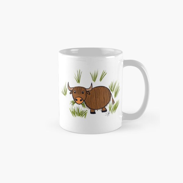 Item preview, Fergus the bull designed and sold by OTPillustration.