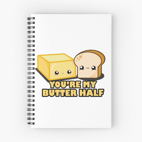 Artikelvorschau, Süße Cartoon-Butter || Toasty || Du bist meine Butterhälfte entworfen und verkauft von cookingwithten.