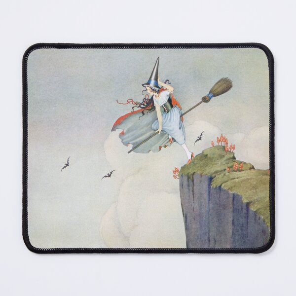 Aperçu de l'œuvre La sorcière prend son envol Ida Rentoul Outhwaite créée et vendue par RedCapeTales.