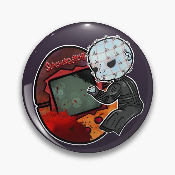 Item preview, Pinhead Hellraiser DBD Horror Slasher Tamagotchi Sticker designed and sold by mizhter.