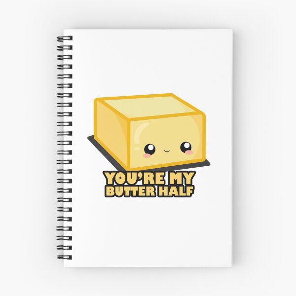 Artikelvorschau, Süße Cartoon-Butter || Toasty || Du bist meine Butterhälfte entworfen und verkauft von cookingwithten.