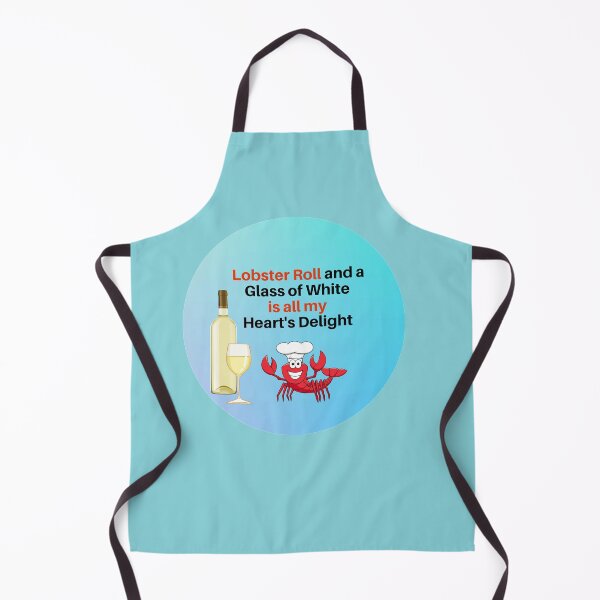 Item preview, Lobster Roll and a glass of White is all my heart's delight designed and sold by 3TFashion.