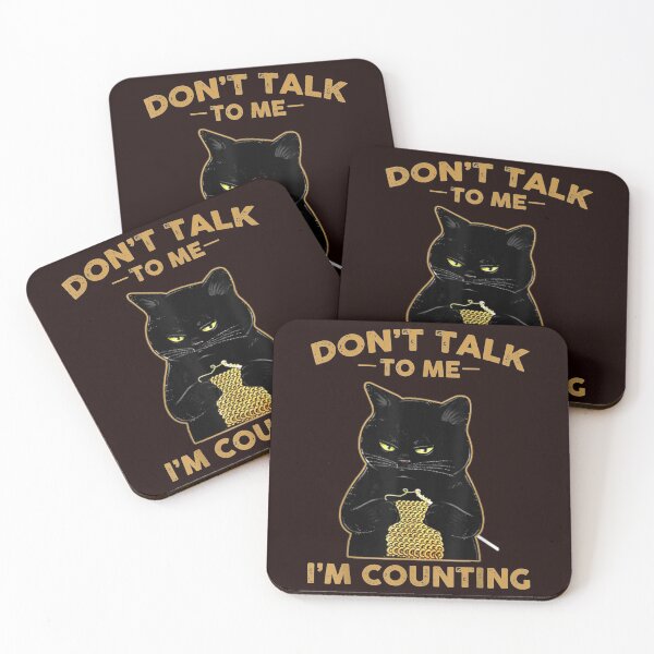 Item preview, Funny Cat  I'm Counting Knitting designed and sold by OloriHeritage.