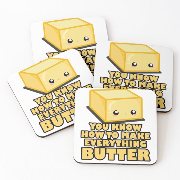 Item preview, Cute Cartoon Butter || Kawaii || You know how to make everything better designed and sold by cookingwithten.