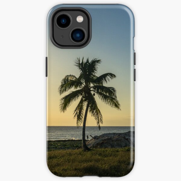 Mexico Palm Tree Sunrise iPhone Tough Case