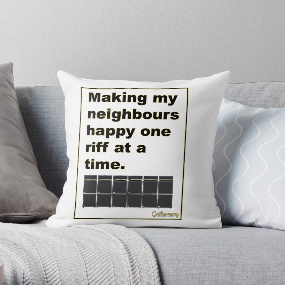Item preview, Throw Pillow designed and sold by Guitarmony.