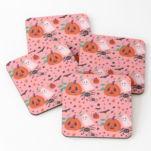 Item preview, cute halloween patter, ghost, pumpkin, bat and spider designed and sold by CArabella91.
