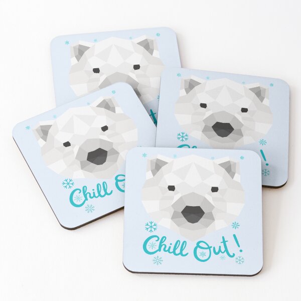 Item preview, Chill Out Polar Bear Snowflake Design designed and sold by Constant Readers.