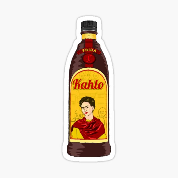 Bottle of Kahlo Sticker