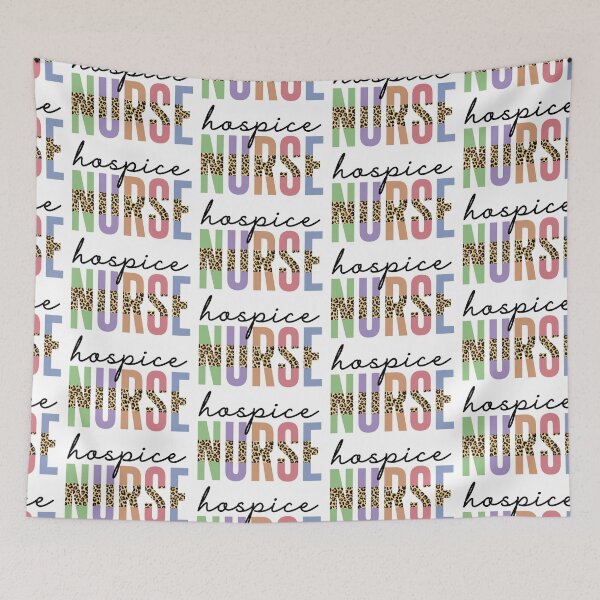 Item preview, Hospice Nurse Cheetah print typography | Hospice Nursing | Registered nurse  designed and sold by Violet Treasures.