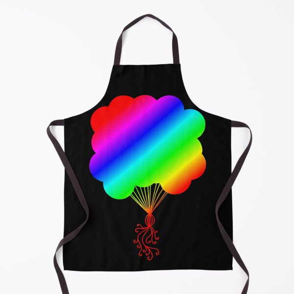 Item preview, Rainbow Party Balloons Silhouette designed and sold by Deborah Camp.