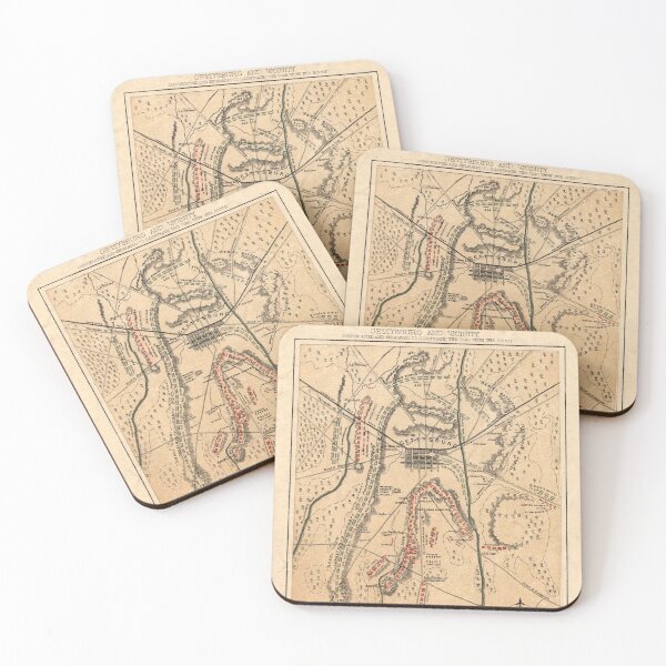 Item preview, The Gettysburg (Map of Gettysburg Battlefield) designed and sold by franklinprintco.
