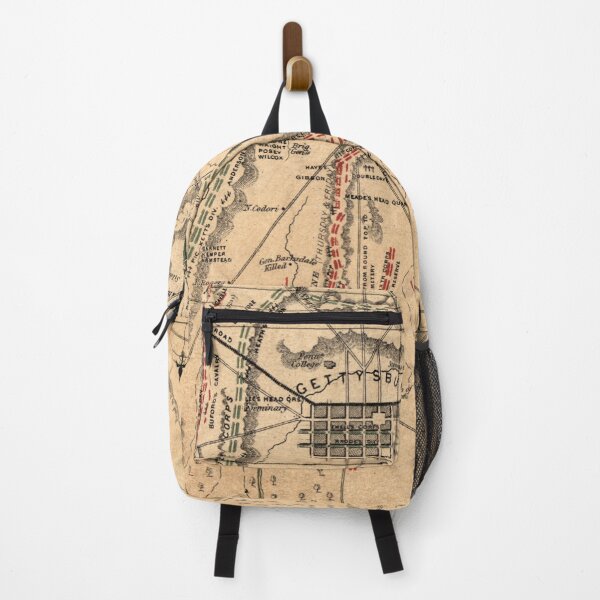 Item preview, The Gettysburg (Map of Gettysburg Battlefield) designed and sold by franklinprintco.