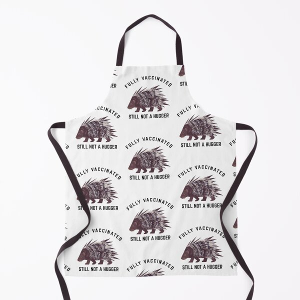 Item preview, Fully Vaccinated Still Not A Hugger Porcupine  designed and sold by The Junto Shop.