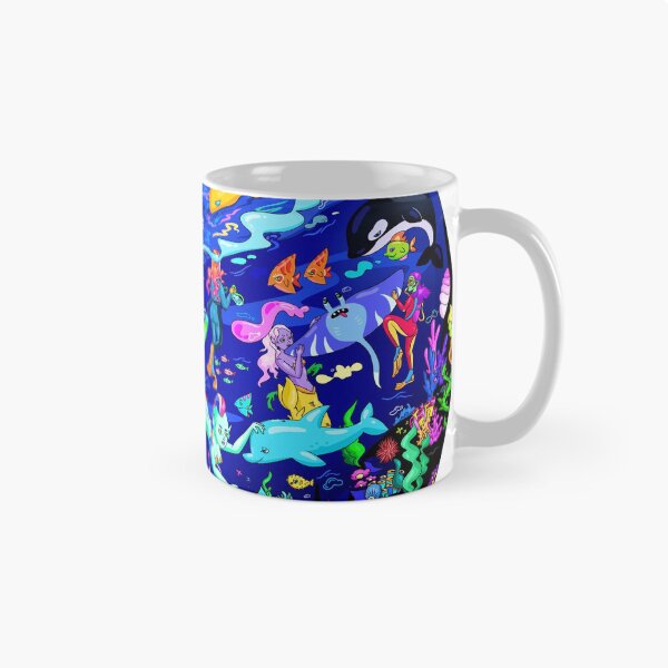 Item preview, Underwater Look at Mermaids Cohabiting with other Aquatic/Marine/Ocean Life  designed and sold by HannahHigh.