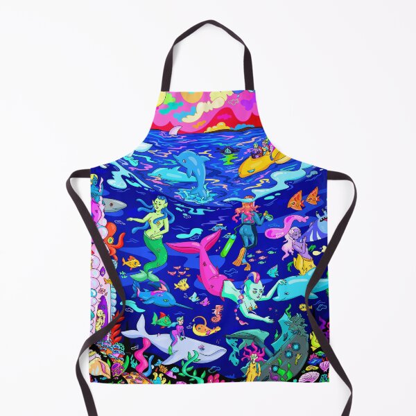 Item preview, Underwater Look at Mermaids Cohabiting with other Aquatic/Marine/Ocean Life designed and sold by HannahHigh.
