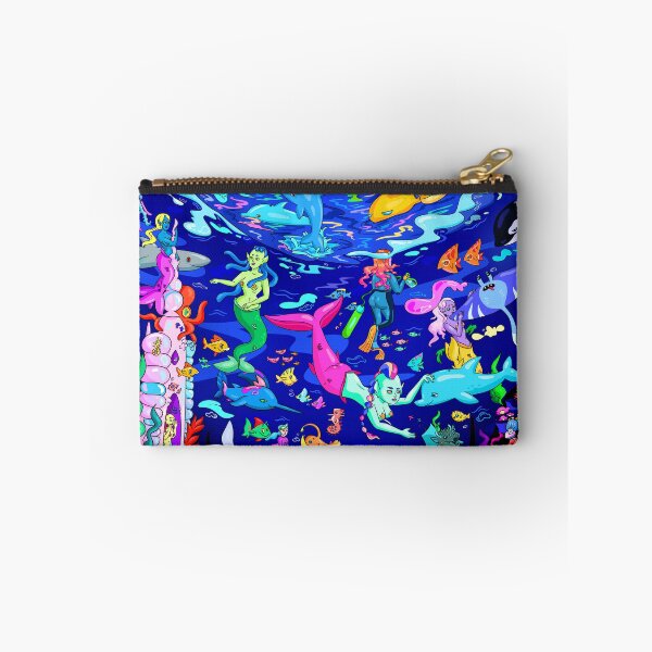 Item preview, Underwater Look at Mermaids Cohabiting with other Aquatic/Marine/Ocean Life  designed and sold by HannahHigh.