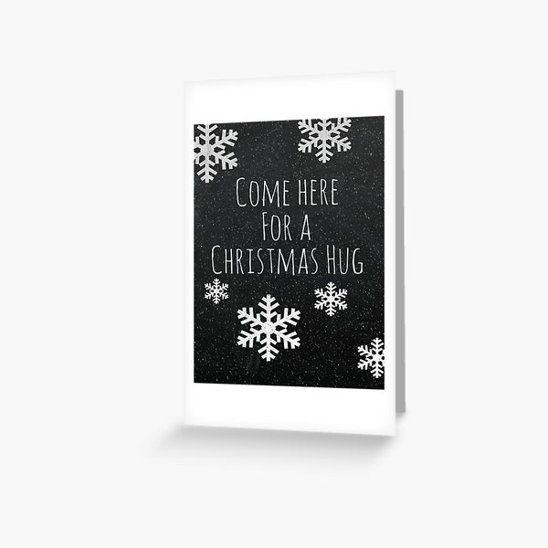 Christmas Hug Greeting Card