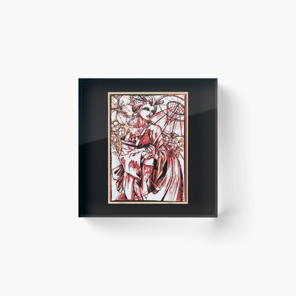 Item preview, Geisha  Traditional Japanese Art Print  designed and sold by OloriHeritage.