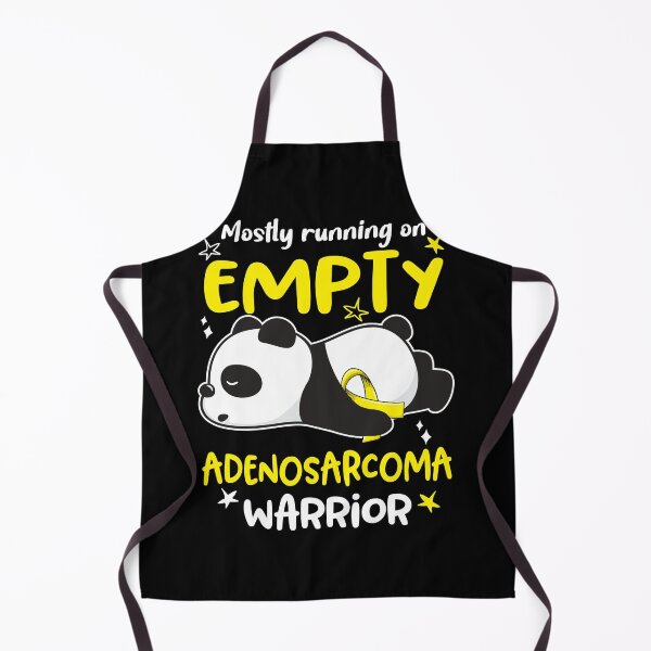 Item preview, Adenosarcoma Awareness Mostly Running On Empty Adenosarcoma Warrior designed and sold by GennieShop.