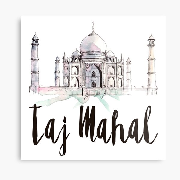 Taj Mahal Metal Print