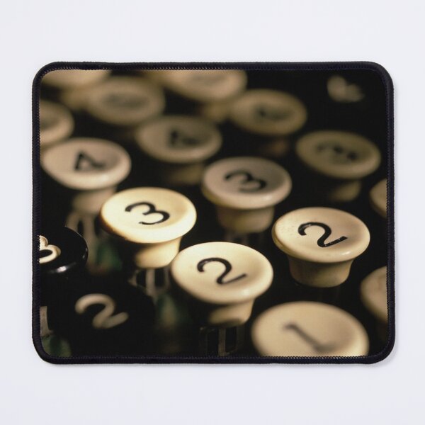 Item preview, Antique Adding Machine Keys Close-up designed and sold by Kevin Miller Photography.