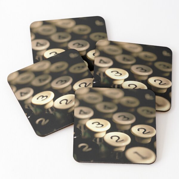 Item preview, Antique Adding Machine Keys Close-up designed and sold by Kevin Miller Photography.