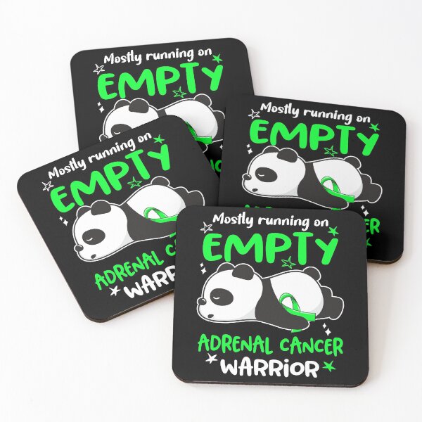 Item preview, Adrenal Cancer Awareness Mostly Running On Empty Adrenal Cancer Warrior designed and sold by GennieShop.