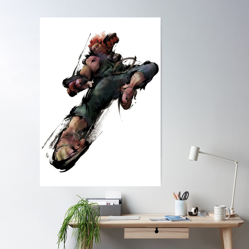 Street Fighter Akuma Fighting Games Art Wall Indoor Room Poster - POSTER  20x30