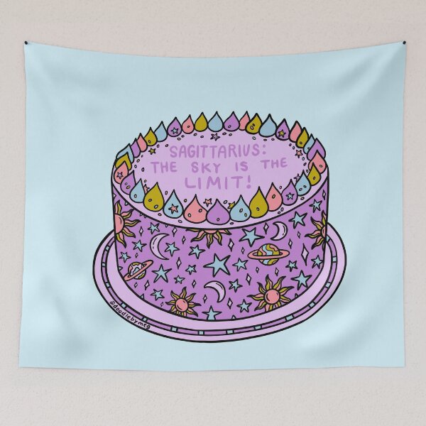 Item preview, Sagittarius Cake designed and sold by doodlebymeg.