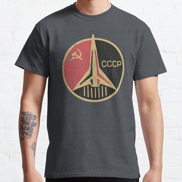 Retro Cosmonaut Mission Badge Classic T-Shirt
