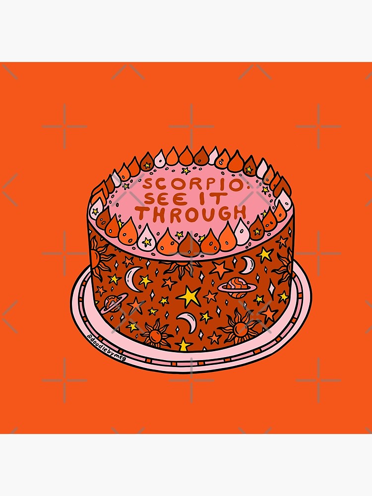 Scorpio Cake #bcakeny | Unique birthday cakes, Birthday cake, Beautiful  birthday cakes