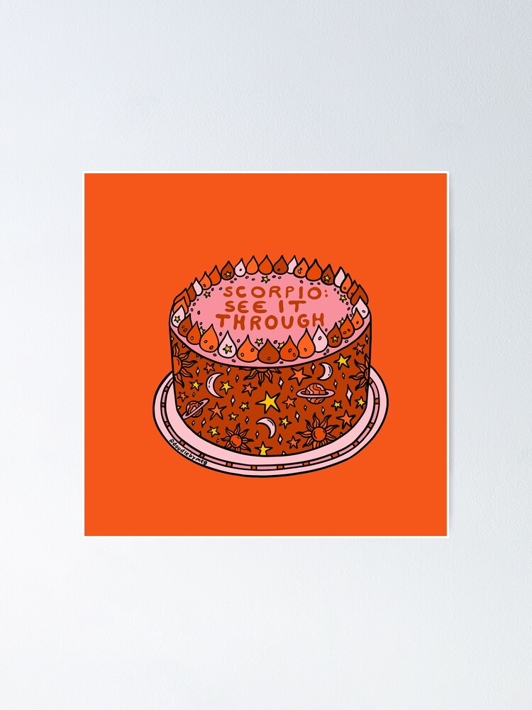 Scorpio Cake 2 Tier | Sweet 16 cakes, Cake, Tiered cakes