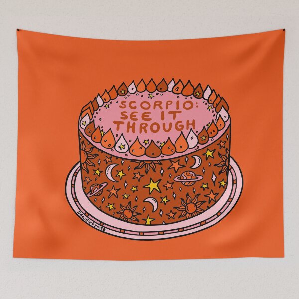 Item preview, Scorpio Cake designed and sold by doodlebymeg.
