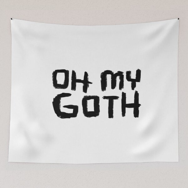 Item preview, Oh My Goth, Funny Goth designed and sold by badlydrawnbabe.