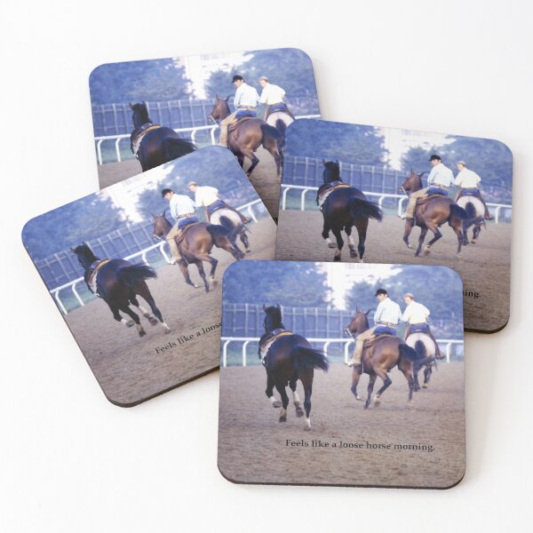 Item preview, IT'S A LOOSE HORSE MORNING C2021 Steve Yellowbear Fine Art designed and sold by SteveYellowbear.