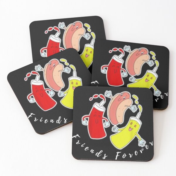 Item preview, Hot Dog Ketchup Mustard Friends Forever  T-Shirt designed and sold by aramida.