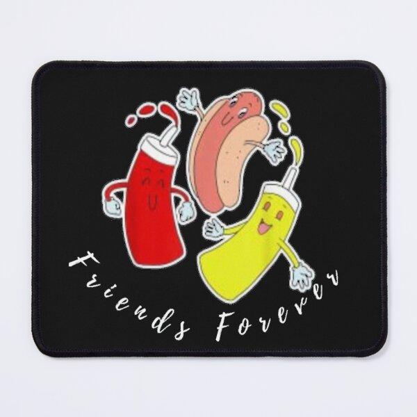 Item preview, Hot Dog Ketchup Mustard Friends Forever T-Shirt designed and sold by aramida.