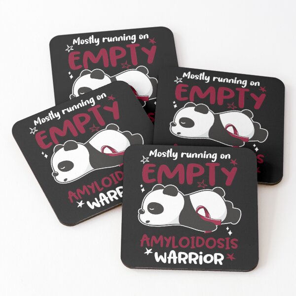Item preview, Amyloidosis Awareness Mostly Running On Empty Amyloidosis Warrior designed and sold by GennieShop.