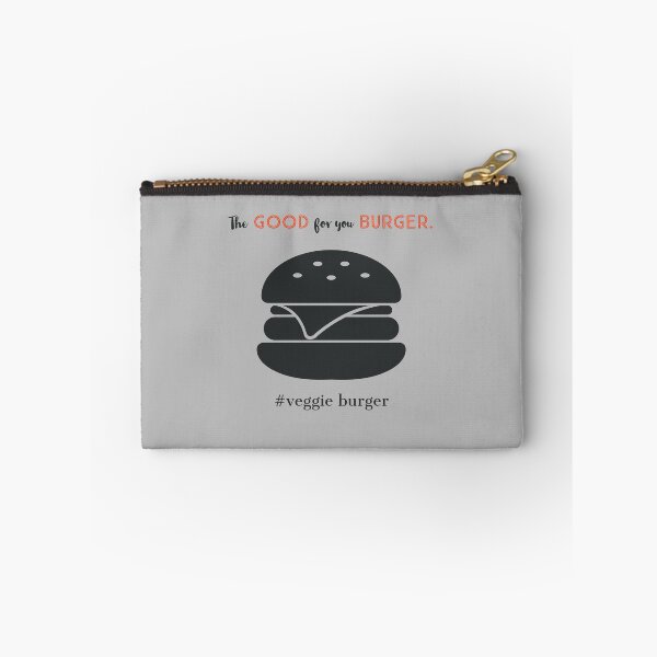 Item preview, The Good for you Burger in Red and Black - Vegan designed and sold by Lisa Thomas.